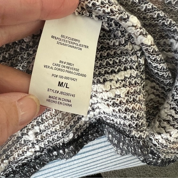 JOLT kimono style open front cardigan size medium large - Picture 12 of 12